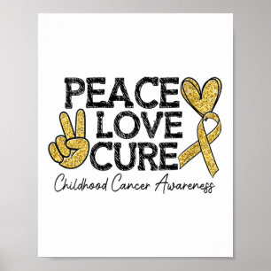 Poster Femmes Paix Amour Enfance Cancer Sensibilisation G