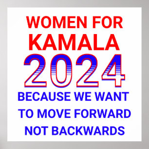 Poster Femmes pour l'élection de Kamala Harris 2024