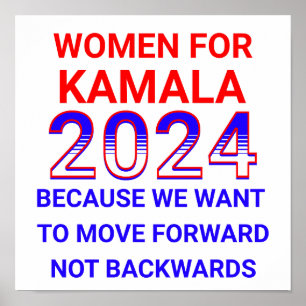 Poster Femmes pour l'élection de Kamala Harris 2024