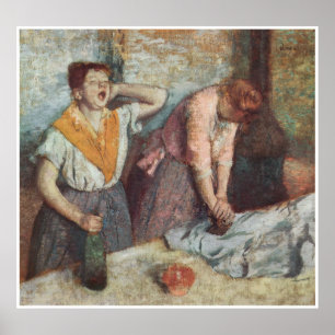 Poster Femmes repassant, C. 1884-86, Edgar Degas