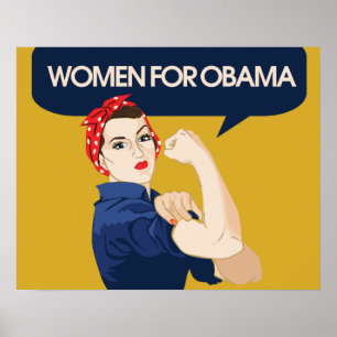 Poster Femmes rétro pour Obama