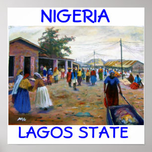 Poster femmes sur le marché 1a, LAGOS STATE NIGERIA, ...