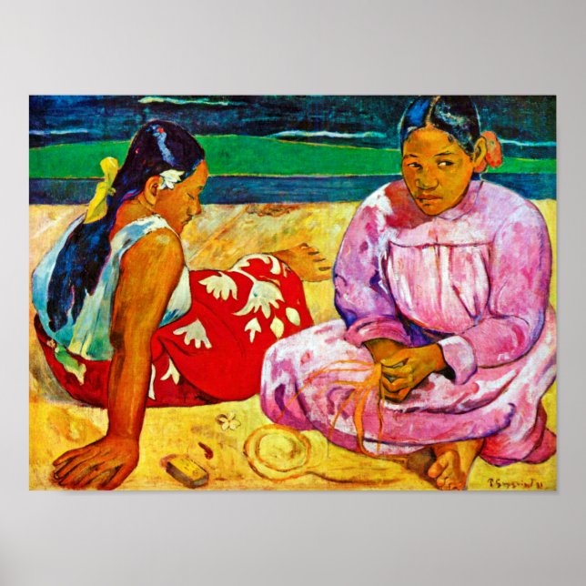 Poster Femmes tahitiennes, Gauguin (Devant)