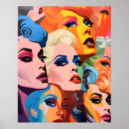 Poster Femmes transgenres Abstraites