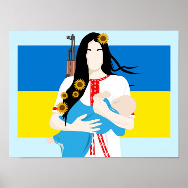 Poster Femmes ukrainiennes (Devant)