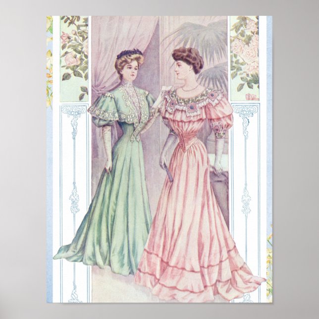 Poster Femmes vintages (Devant)