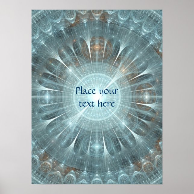 Poster Fenêtre de la cathédrale de Noël (Devant)