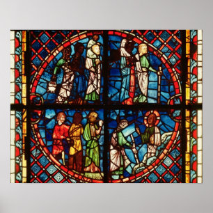 Poster Fenêtre de la chapelle de la Vierge
