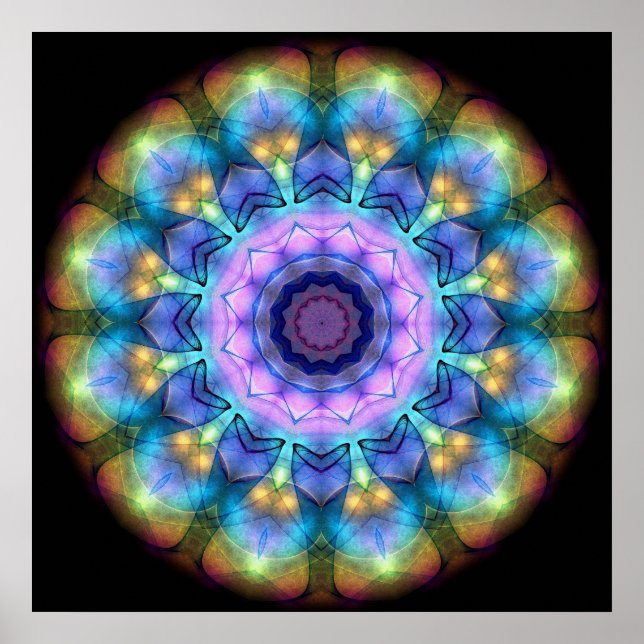 Poster Fenêtre Lilac en verre (Devant)