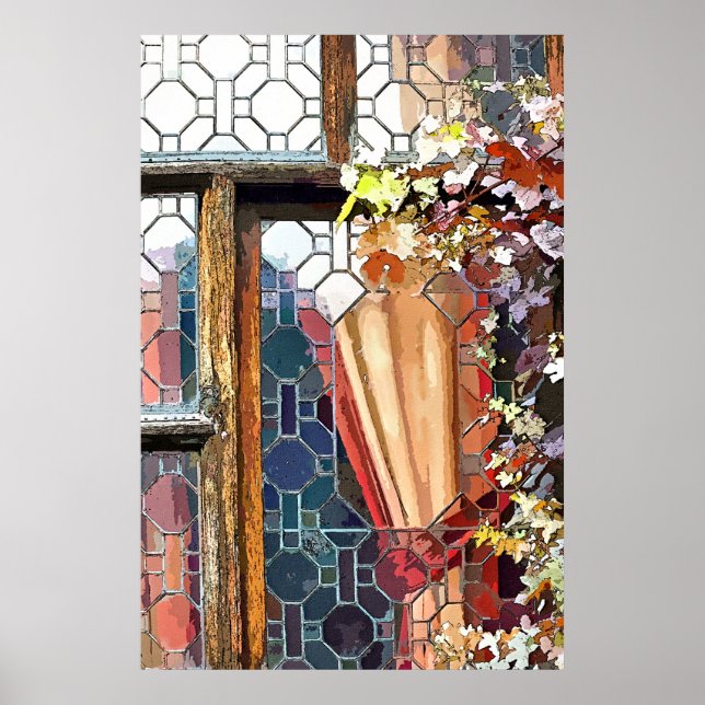 POSTER FENÊTRE VICTORIENNE (Devant)