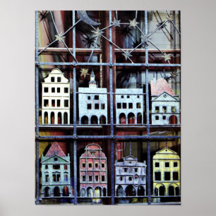 Poster Fenêtres et portes