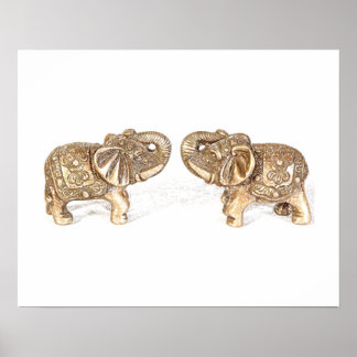 Poster Feng Shui double éléphant