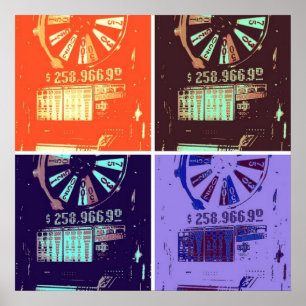 Poster Fentes Jackpot Las Vegas