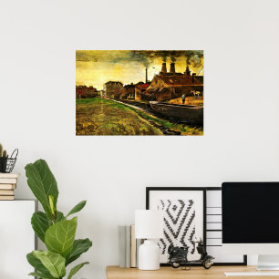 Poster Fer Mill à La Haye par Vincent van Gogh