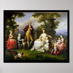 Poster Ferdinand IV, roi de Naples, et sa famille