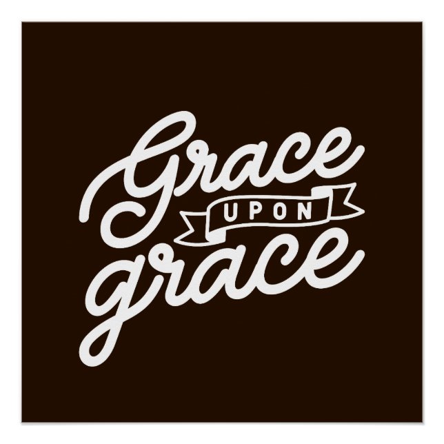 Poster Ferme brune Christian Grace sur la grâce (Devant)