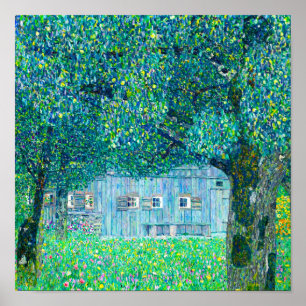 Poster Ferme Gustav Klimt en Haute-Autriche