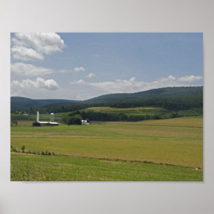 Poster Ferme rurale de Pennsylvanie