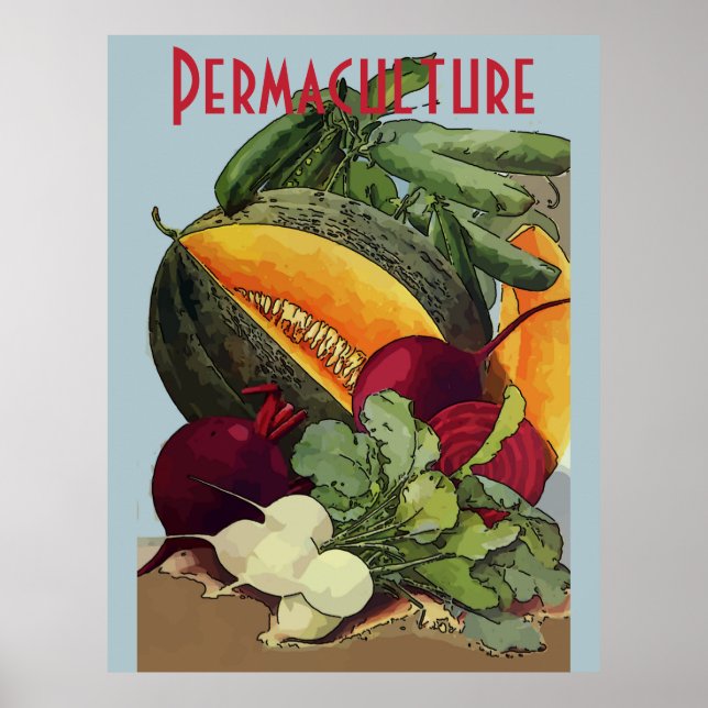 Poster Fermes de maculture, personnalisation (Devant)