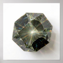 Fermeture Abstraite en verre à facettes - Lumière 