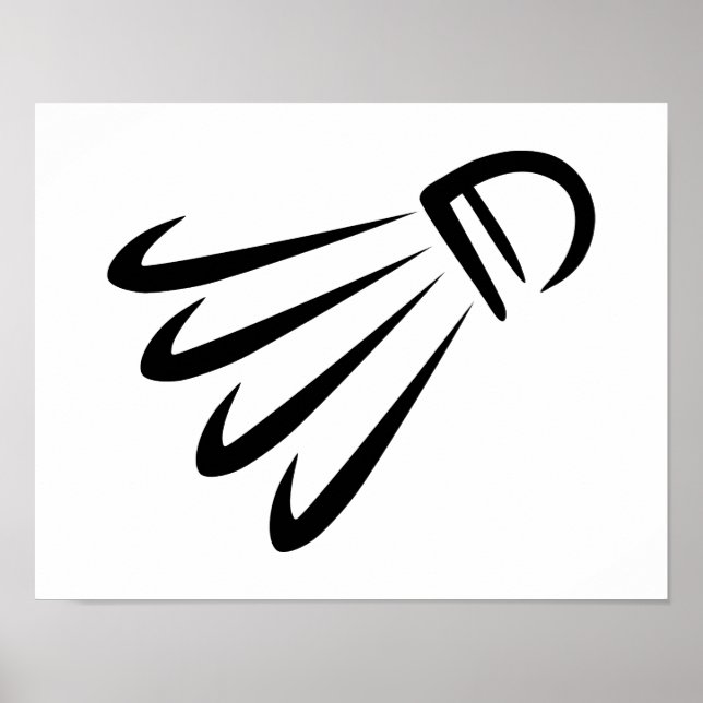 Poster Fermeture de badminton (Devant)