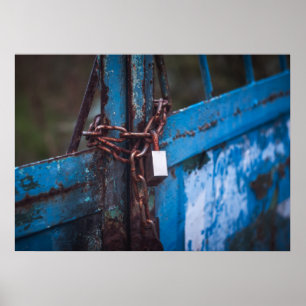 Poster Fermeture de porte ancienne