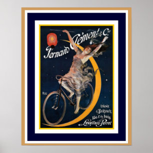 Poster Fernano Clement Annonce Vintage Vélo 16 x 20