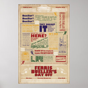 Poster Ferris Bueller