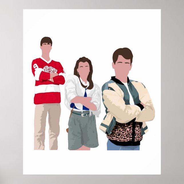 Poster Ferris Bueller Art (Devant)
