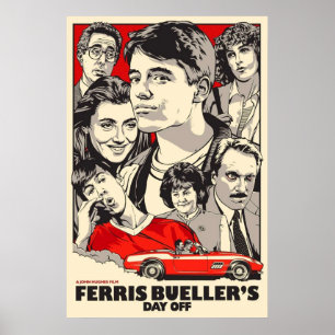 Poster Ferris Buellers Jour off