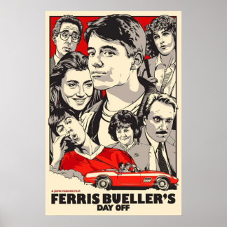 Poster Ferris Buellers Jour off