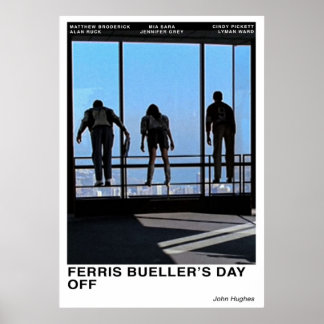 Poster Ferris Buellers Jour off