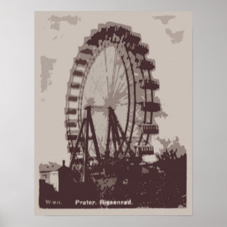Poster Ferris Wheel, Vienne 1939