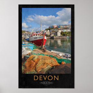 Poster ferroviaire Devon