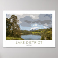Poster ferroviaire du district de Lake