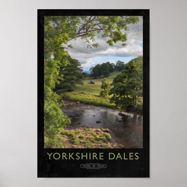 Poster ferroviaire Yorkshire Dales (Devant)