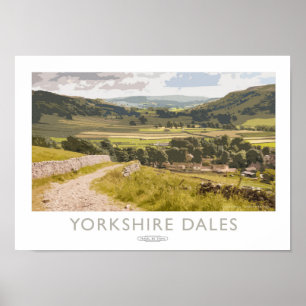 Poster ferroviaire Yorkshire Dales
