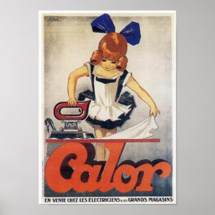 Poster Fers à repasser - Publicité pour enfants