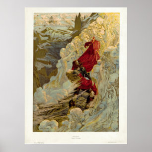 Poster Fervaal vintage, un opéra de Vincent d'Indy