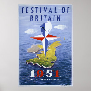 Poster Festival de la Grande-Bretagne