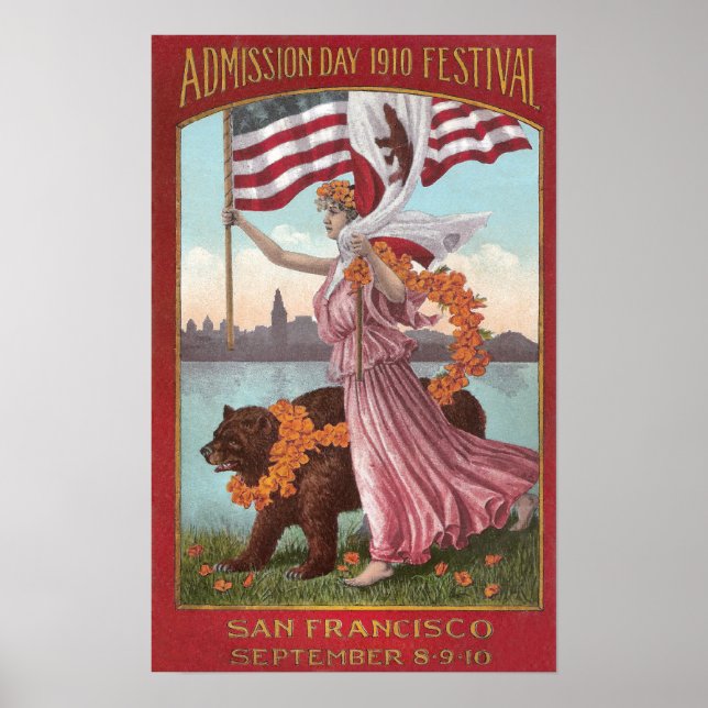 Poster Festival de San Francisco de 1910 (Devant)