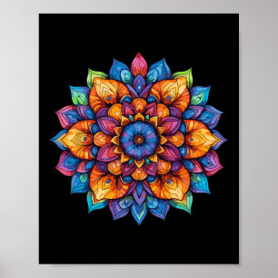 Poster Festival de Yoga Mandala Lotus Radieux 