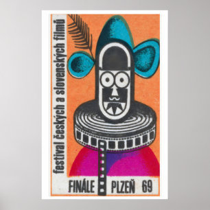 Poster Festival des films tchèques et slovaques - Boîte d