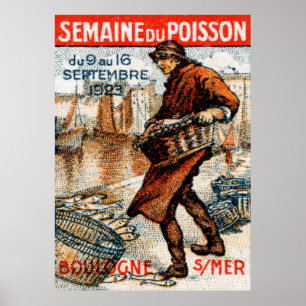 Poster Festival des fruits de mer 1923