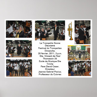 Poster Festival des trompettes 2011 : La trompette sonner
