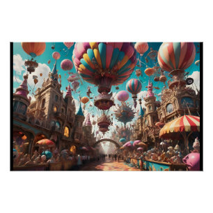 Poster Festival du ballon de carnaval
