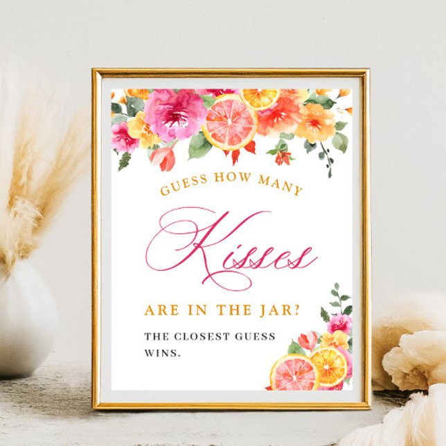 Poster Festive Flower brillant Devine combien de Fêtes de (Créateur téléchargé)