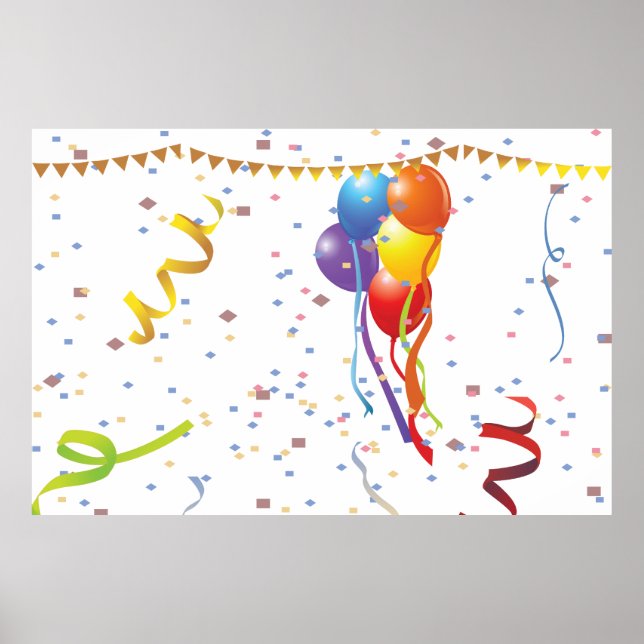 Poster Fête d'anniversaire 2 (Devant)