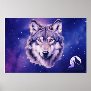 Poster Fête d'anniversaire cosmique des étoiles de la gal