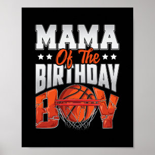 Poster Fête d'anniversaire de Mama Sketll Birthday Boy Fa